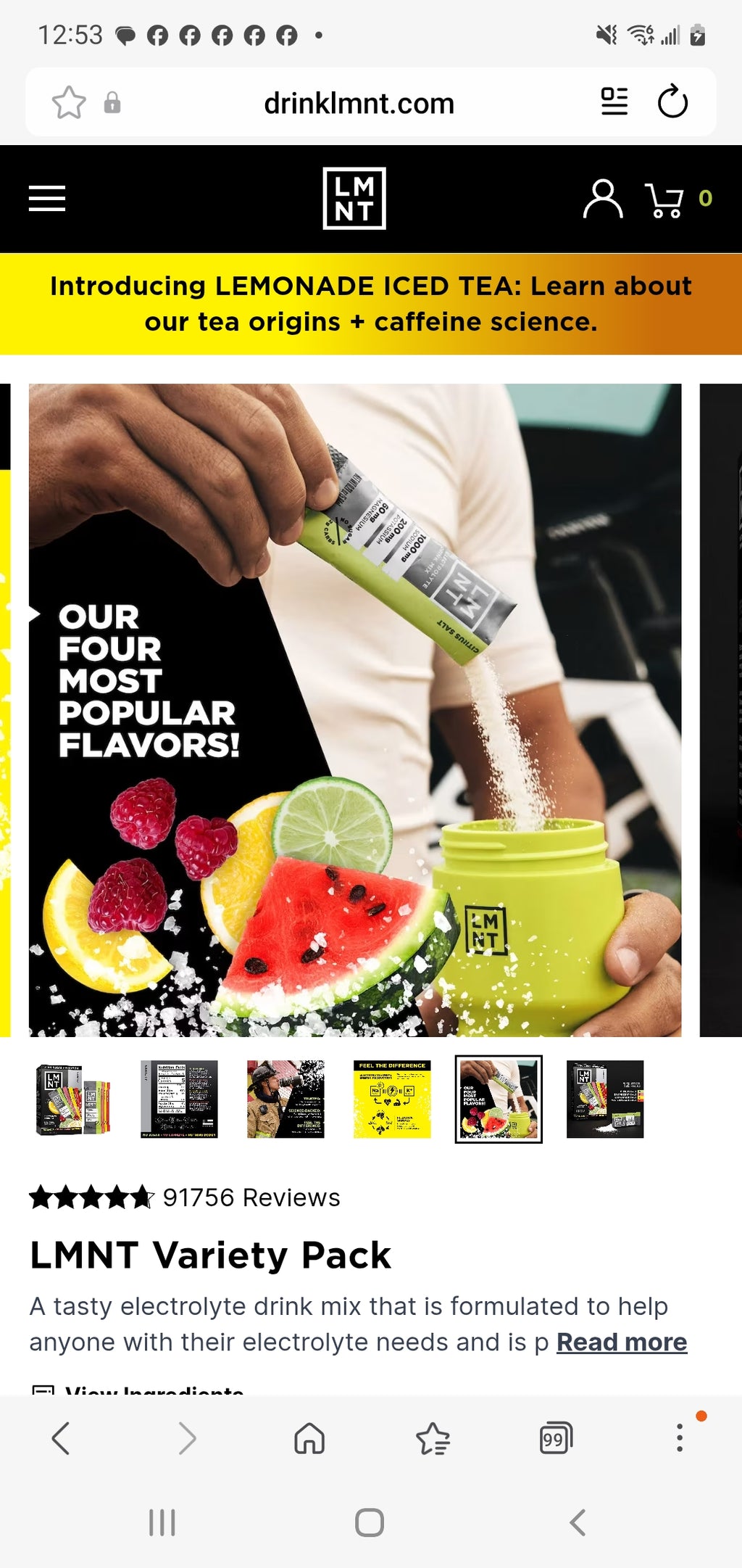 Flavored Water